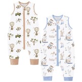 Baby Zomerslaapzak 90 cm (100-110 cm) 0.5 Tog Katoen - 2-Pack