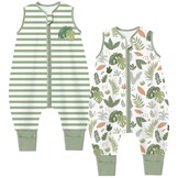 Baby Zomerslaapzak 90 cm (100-110 cm) 0.5 Tog Katoen - 2-Pack
