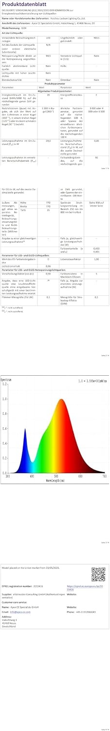 Hapfish Bureaulamp LED met klembalk, 24W superlange dimbare bureaulamp, met lichtsensor, 5 kleurtemperaturen, tafellamp voor kantoor