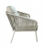 NUFORMA Tuinmeubelset Beige - Weerbestendig Aluminium en Technorattan