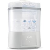Sterilisator Babyflessen met Droogfunctie - 6 Flessen - 99.9% Kiemvrij - Wit (60% Korting)
