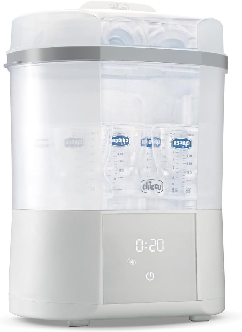 Sterilisator met droogfunctie voor babyflessen | Tot 6 flessen | 56% korting
