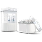 Sterilisator Babyflessen met Droogfunctie - 6 Flessen - 99.9% Kiemvrij - Wit (60% Korting)