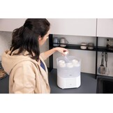 Sterilisator met droogfunctie voor babyflessen | Tot 6 flessen | 56% korting