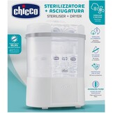 Sterilisator Babyflessen met Droogfunctie - 6 Flessen - 99.9% Kiemvrij - Wit (60% Korting)