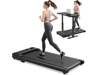 Walking Pad loopband voor thuis, kantoor loopband, onder bureau, looppad, stil, draagbaar, compact, mini-loopband, led-display, trapmolen, afstandsbediening