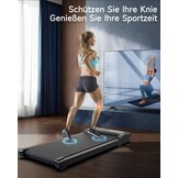 Walking Pad loopband voor thuis, kantoor loopband, onder bureau, looppad, stil, draagbaar, compact, mini-loopband, led-display, trapmolen, afstandsbediening