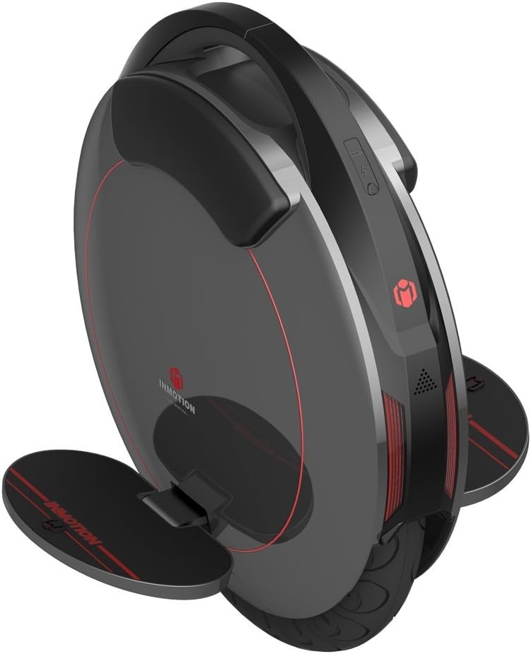 INMOTION Elektro-Laufrad V5F, Erwachsene, Schwarz, 1000W Motor, Reichweite bis zu 35km, Gedrosselte Geschwindigkeit 20km/h, 14" Luftreifen, Schlank und Leistungsstark
