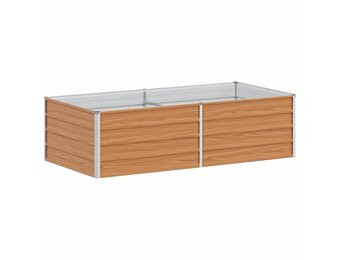 vidaXL Verhoogde plantenbak Licht Bruin 160 x 80 x 45 cm