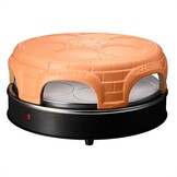 Emerio Pizzarette Origineel - 6 Persoons Pizza Oven - Handgemaakte Terracotta Koepel - 6 Geïsoleerde Bakspatels - RVS Bakplaat - Gourmetstel - PO-115848.1 1500W
