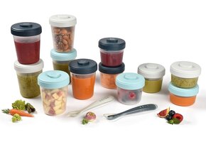 Babyvoeding Bewaarbakjes Set 12-delig - Lekvrij & Stapelbaar (33% Korting)