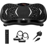 AGM Power Plate Gym Fitness Machine with Bluetooth Speaker Unisex Vibration Trainer for Weight Loss & Body Toning 21LB, [Black/3 Modes]