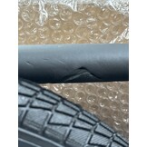 Fietskar kind - fietsaanhanger - met schokbreker - blauw