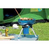 Campingaz Party grill, kleine grill voor camping, festivals of picknick, campinggrill met flexibele kookmogelijkheden, gasfornuis met antiaanbaklaag en pannenhouder