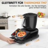 Glijplank voor Thermomix TM7, snel bewegende rolplank voor Thermomix