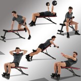 Opvouwbare Fitnessbank met 7 standen - Max. 150kg | 43% Korting