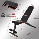 Opvouwbare Fitnessbank met 7 standen - Max. 150kg | 43% Korting
