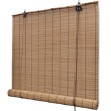 VidaXL Bamboe Rolgordijn Bruin 140x220 cm - 33% Korting!