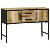 VidaXL Wandtafel Massief Mangohout Bruin 100x35x70cm - 54% Korting
