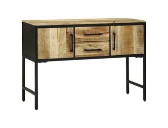 VidaXL Wandtafel Massief Mangohout Bruin 100x35x70cm - 54% Korting