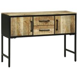 VidaXL Wandtafel Massief Mangohout Bruin 100x35x70cm - 54% Korting