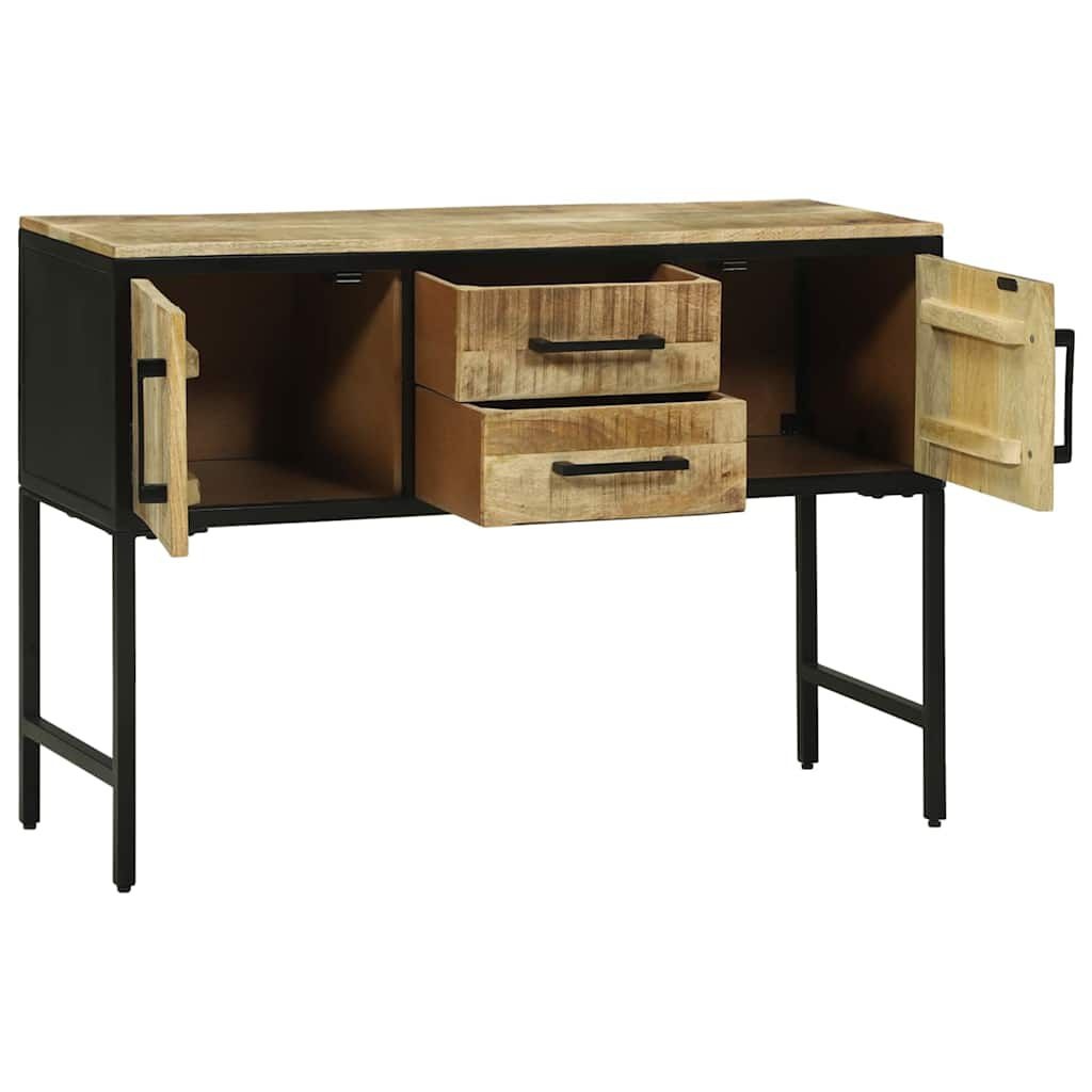 VidaXL Wandtafel Massief Mangohout Bruin 100x35x70cm - 54% Korting