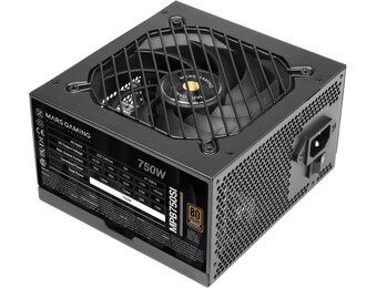 Krachtige 750W PC Voeding: 80 Plus Bronze, Stil & 7 Jaar Garantie