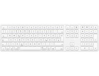 Draadloos Mac Toetsenbord QWERTZ-DE - 54% Korting