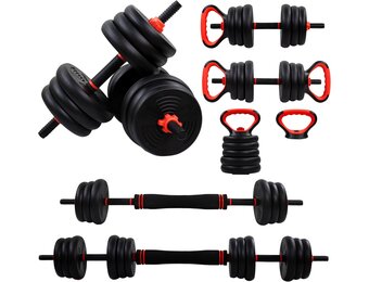 Verstelbare Halterset 20 kg (4-in-1) - Nu 34% Korting!