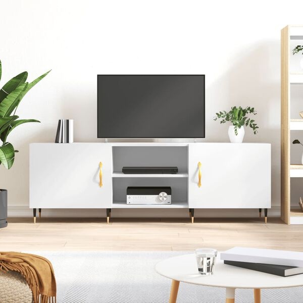 Tv-meubel 150x30x50 cm wit | 72% korting