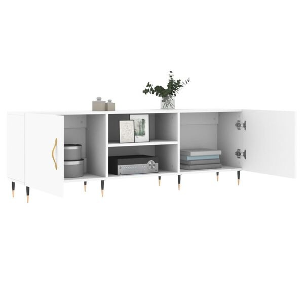 Tv-meubel 150x30x50 cm wit | 72% korting