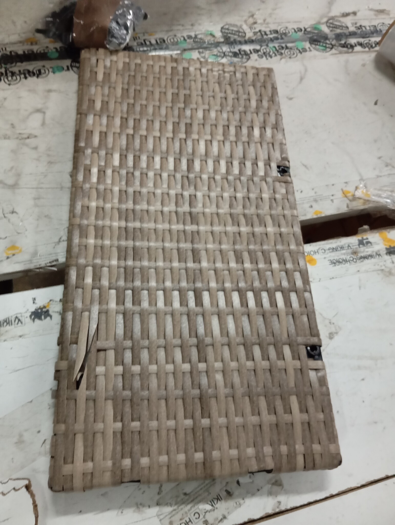 VidaXL Tuinbank met Voetenbanken Poly Rattan Beige - 60% Korting