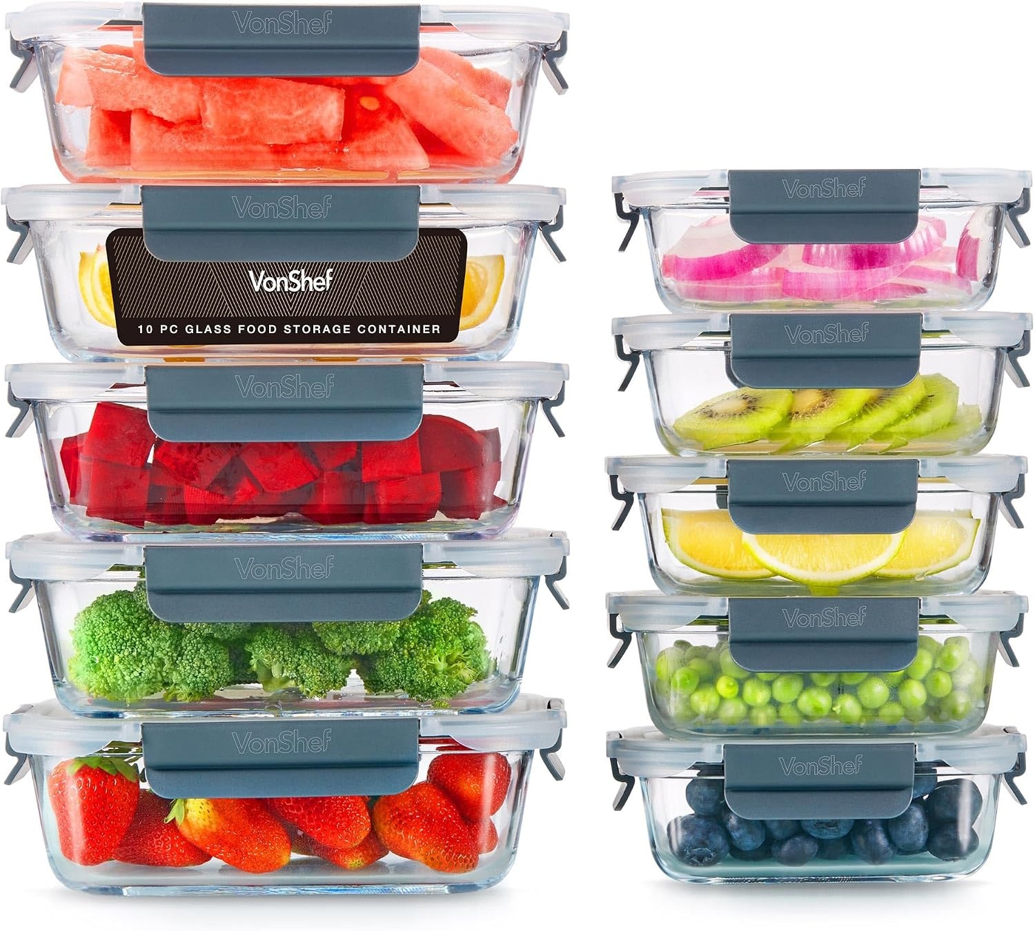 Glazen Vershoubakjes Set 10 Stuks - 33% Korting