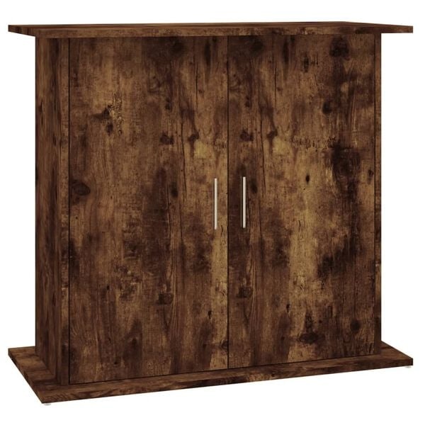 VidaXL Aquariumstandaard 81x36x73cm - Bewerkt Hout Gerookt Eiken (34% Korting)