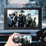 7" Draadloos CarPlay/Android Auto Display met Achteruitrijcamera - 34% Korting