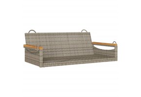 Schommelbank poly rattan grijs - 62% Korting!