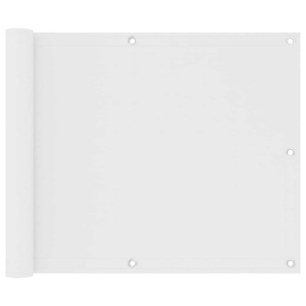 Balkonscherm 75x300cm Wit - 51% Korting!
