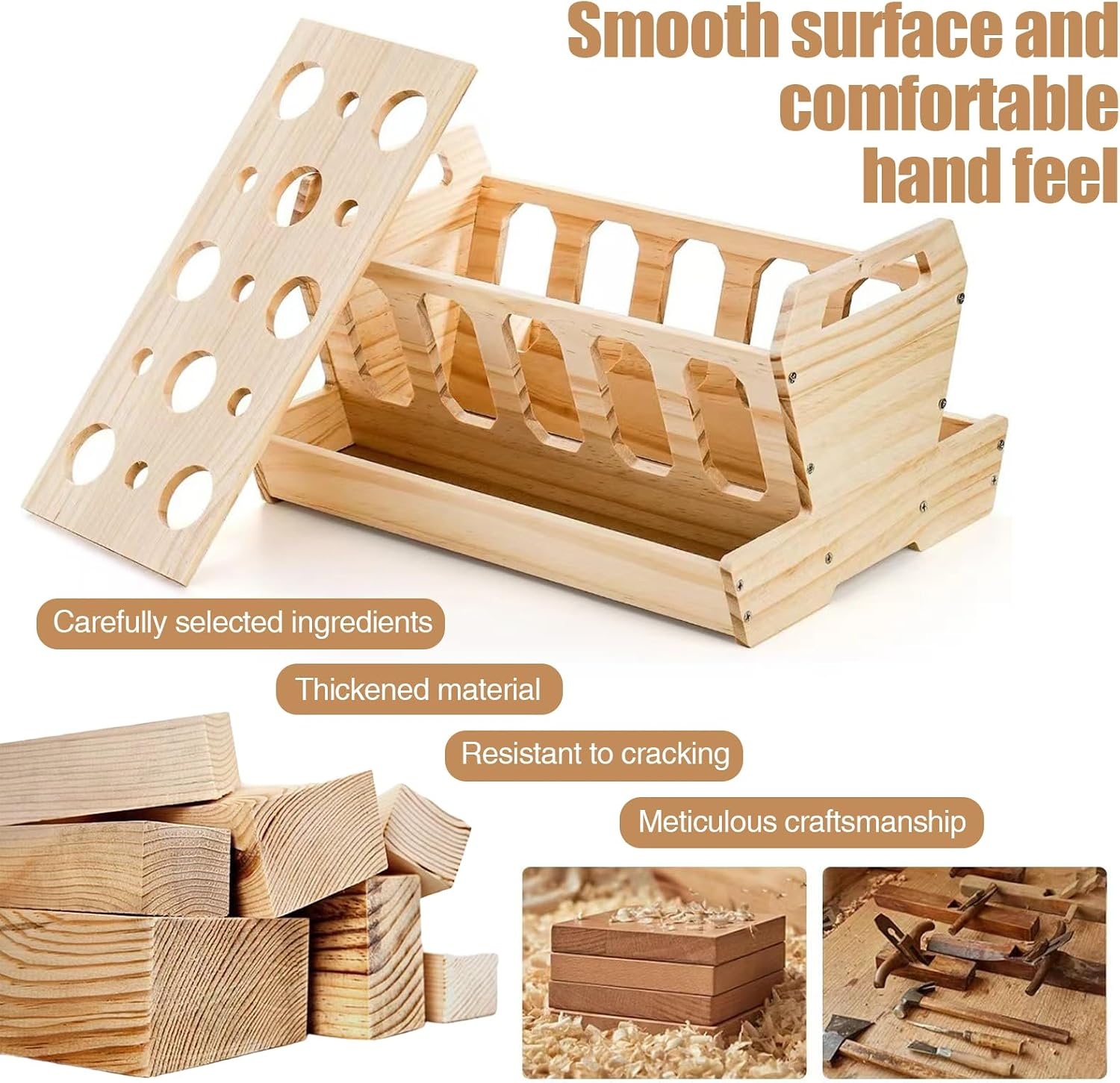 Grote Houten Hooiruif met Wortelhouder | 56% Korting