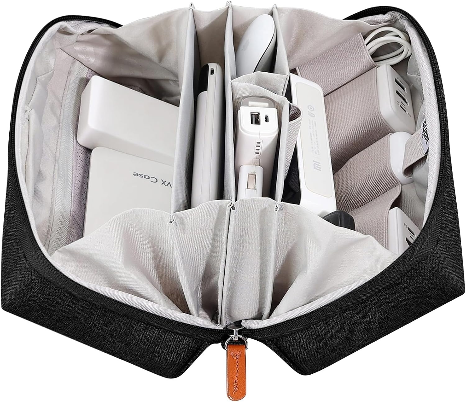 Elektronica Organizer Tas Zwart - 55% Korting