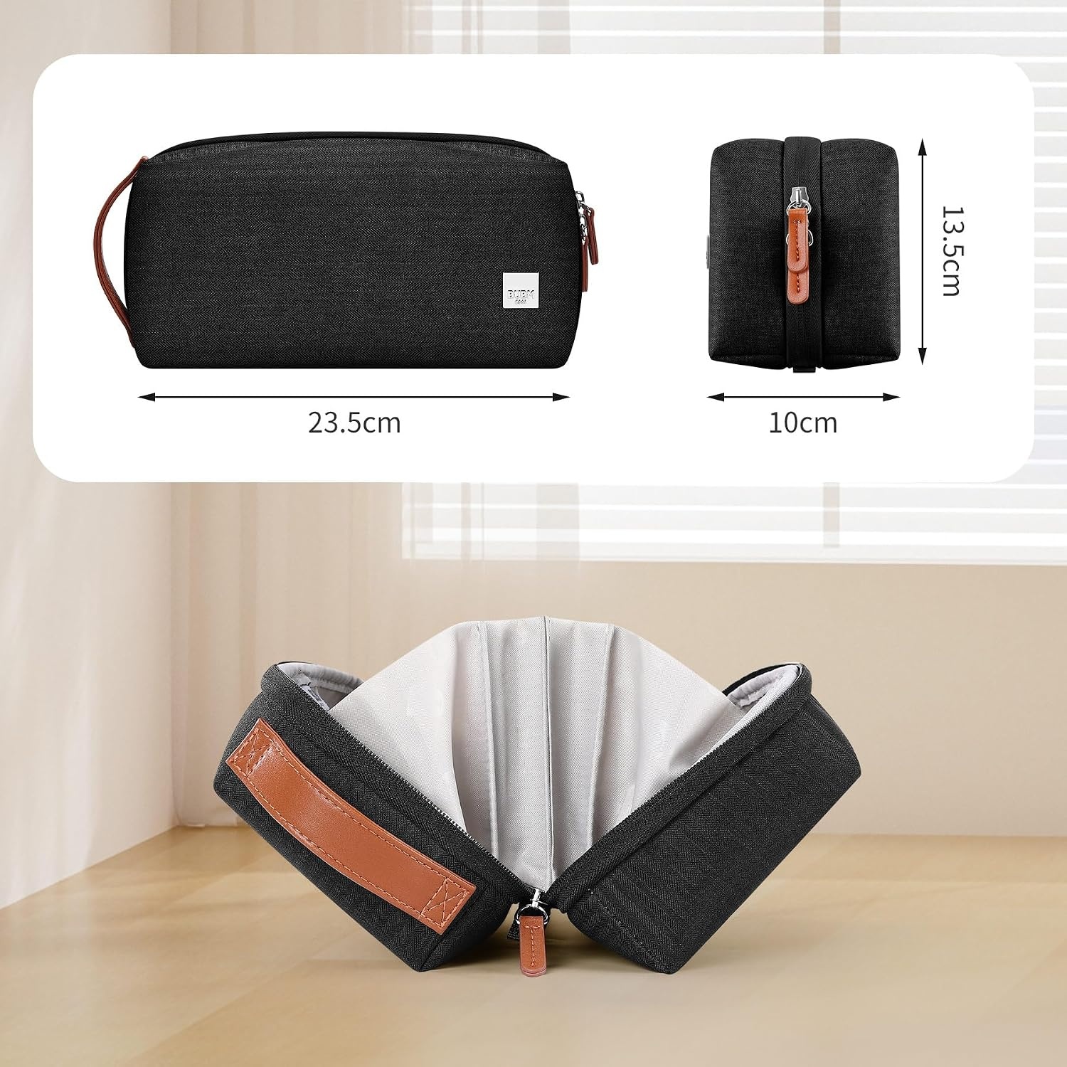 Elektronica Organizer Tas Zwart - 55% Korting