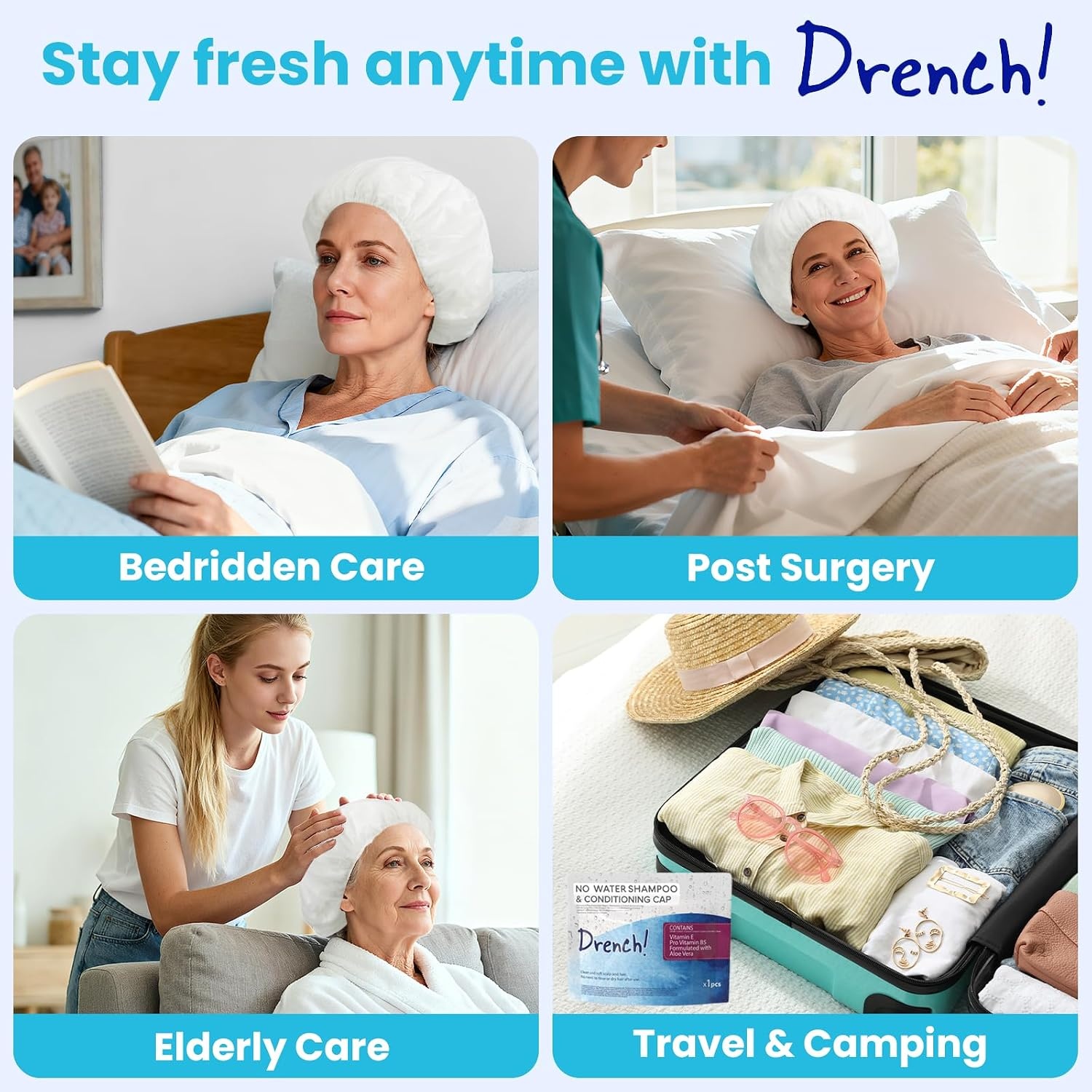 Haarwasmuts met Shampoo & Conditioner - Set van 6 - 55% Korting