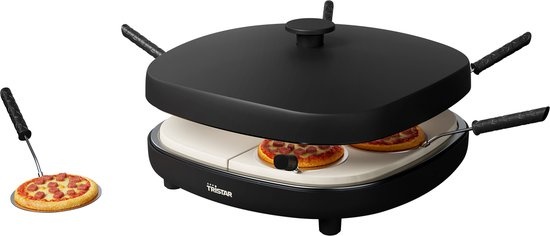 Pizzaoven Gourmetset voor 6 - Mini Pizza Maker 1200W - 34% Korting
