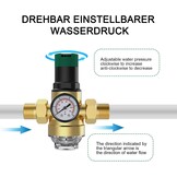 Messing Waterdrukregelaar 1" met Manometer & Filter - 34% Korting