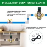 Messing Waterdrukregelaar 1" met Manometer & Filter - 34% Korting