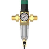 Messing Waterdrukregelaar 1" met Manometer & Filter - 34% Korting