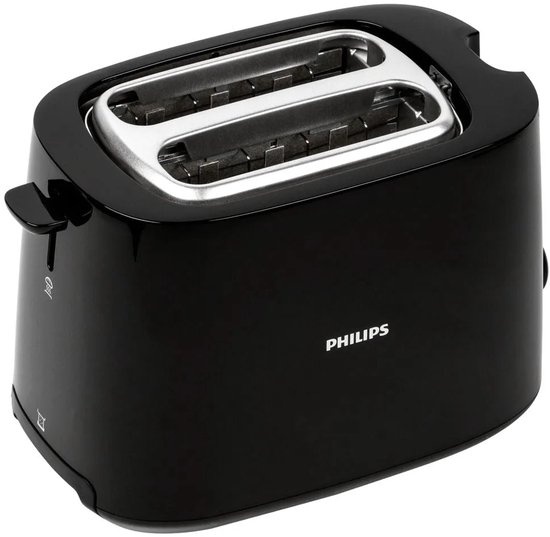 Philips Broodrooster HD2581/90 Zwart | 33% Korting | Compact & Veelzijdig