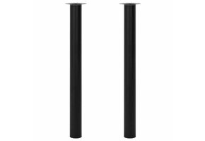Telescopische Tafelpoten Zwart (2 stuks) - 51% Korting
