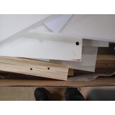 vidaXL Wit Houten Bedframe met Hoofdeinde & Lades - 120x190 cm - 60% Korting