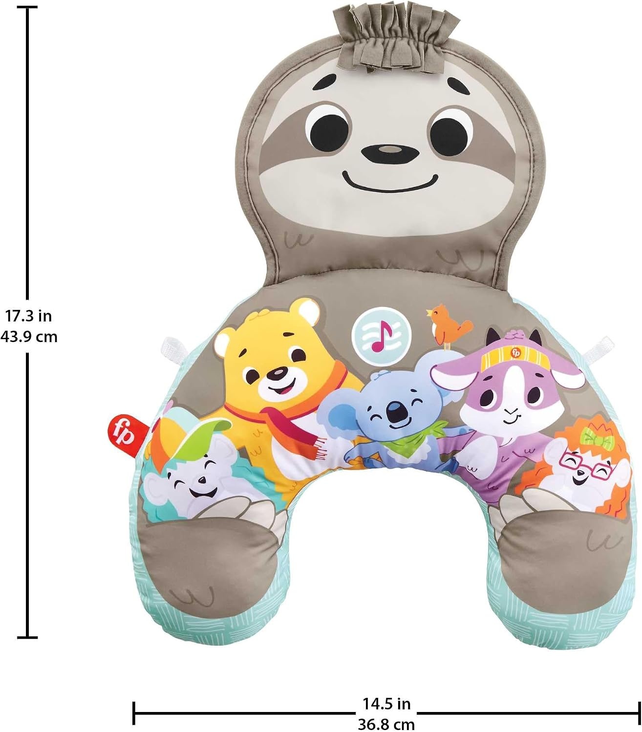 Fisher-Price Babyspeelkussen - Buikspeeltijd & Muziek - 58% Korting