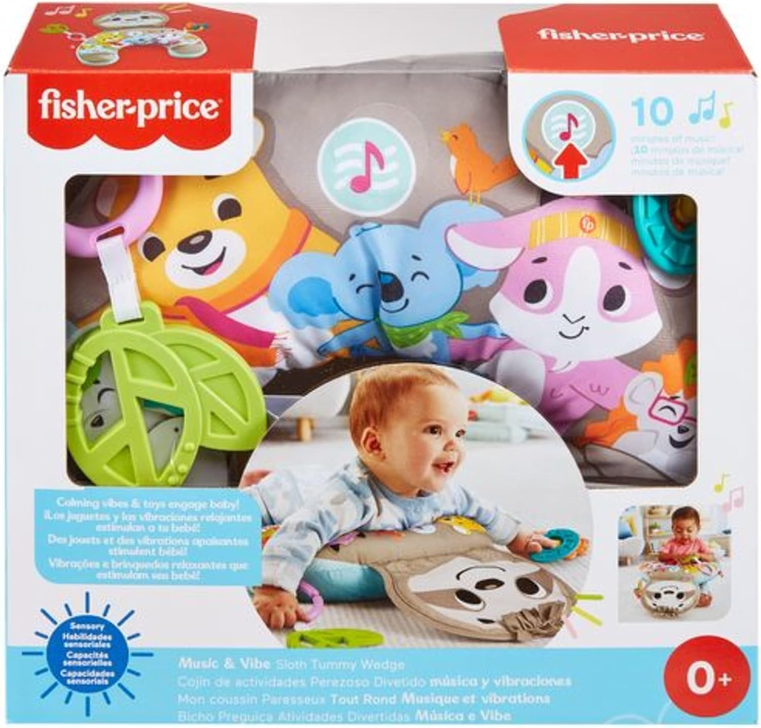 Fisher-Price Babyspeelkussen - Buikspeeltijd & Muziek - 58% Korting